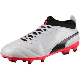 Fodboldstøvler Puma One 17.3 Fg 104074 01 sort hvid