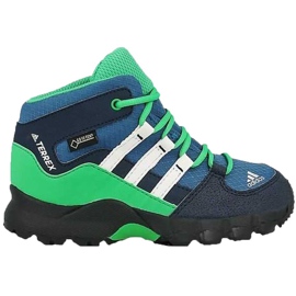 Adidas Terrex Mid Gtx I S76931 børnesko sort blå flerfarvet grøn