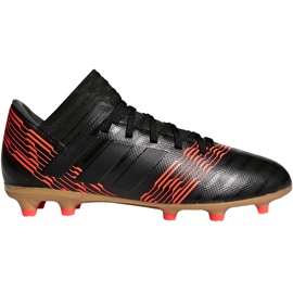 Adidas Nemeziz 17.3 Fg Jr CP9165 fodboldstøvler sort sort