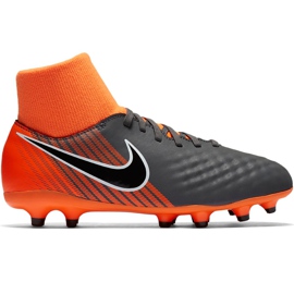 Nike Magista Obra 2 Academy Df Fg Jr AH7313 080 fodboldsko sort orange