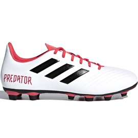 Adidas Predator 18.4 FxG CM7669 fodboldstøvler flerfarvet hvid