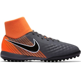 Nike Magista Obra 2 Academy Df Tf Jr AH7318 080 fodboldsko flerfarvet grå