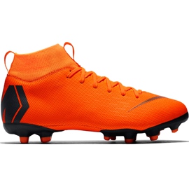 Nike Mercurial Superfly 6 Academy Mg Jr AH7337 810 fodboldsko flerfarvet orange