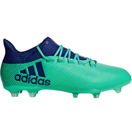 Adidas X 17.2 Fg CP9189 fodboldstøvler flerfarvet grøn