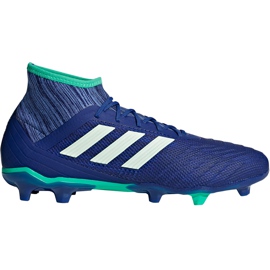 Adidas Predator 18.2 Fg CP9293 fodboldstøvler flerfarvet blå