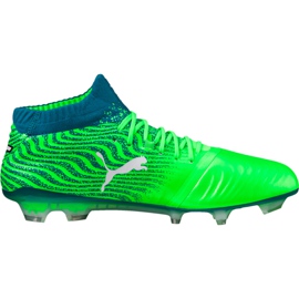 Fodboldstøvler Puma One 18.1 Fg Green Gecko 104527 06 grøn