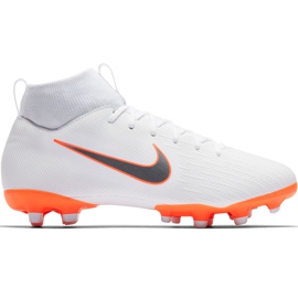Nike Mercurial Superfly 6 Academy Mg Jr AH7337 107 fodboldsko flerfarvet hvid