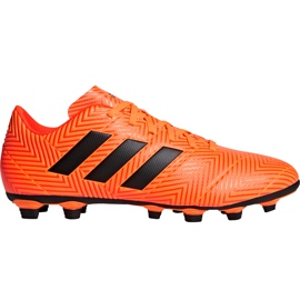 Adidas Nemeziz 18.4 FxG DA9594 fodboldstøvler flerfarvet orange