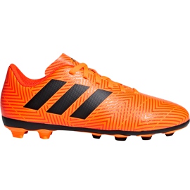 Adidas Nemeziz 18.4 FxG Jr DB2355 fodboldstøvler flerfarvet orange
