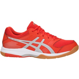 Asics Gel-Rocket 8 B706Y 0693 volleyballsko til mænd flerfarvet orange