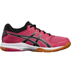 Asics Gel-Rocket 8 B756Y 1990 dame volleyballsko lyserød