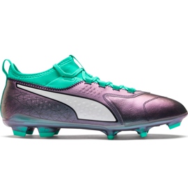 Fodboldstøvler Puma One 3 Il Lth Fg Color Shift-Bi 104928 01 flerfarvet flerfarvet