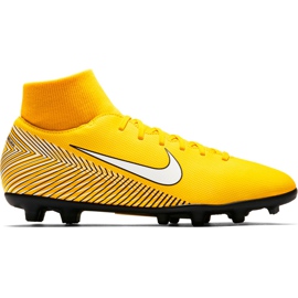 Nike Mercurial Superfly 6 Club Neymar Mg Jr AO2888 710 fodboldsko flerfarvet gul