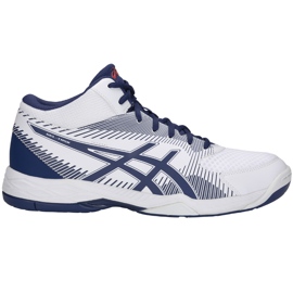 Asics Gel-Task Mt B703Y 100 volleyballsko til mænd hvid marine blå hvid
