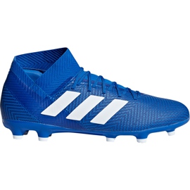 Adidas Nemeziz 18.3 Fg fodboldstøvler DB2109 flerfarvet blå