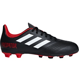 Adidas Predator 18.4 FxG Jr DB2323 fodboldstøvler flerfarvet sort