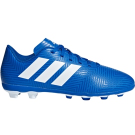 Adidas Nemeziz 18.4 FxG Jr DB2357 fodboldstøvler flerfarvet blå
