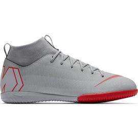 Nike Mercurial Superfly X 6 Academy Ic Jr AH7343 060 fodboldsko grå