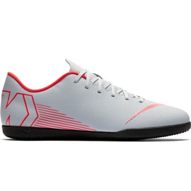 Nike Mercurial Vapor X 12 Club Ic Jr AH7354 060 fodboldsko flerfarvet grå