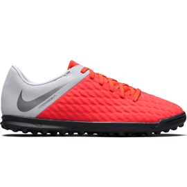 Nike Hypervenom Phantom X 3 Club Tf Jr AJ3790 600 fodboldsko flerfarvet rød