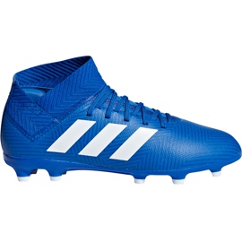 Adidas Nemeziz 18.3 Fg Jr DB2351 fodboldstøvler flerfarvet blå