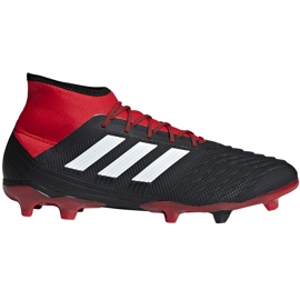 Adidas Predator 18.2 Fg DB1999 fodboldstøvler flerfarvet sort