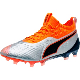 Puma One 1 Syn Fg Ag 104722 01 fodboldstøvler orange