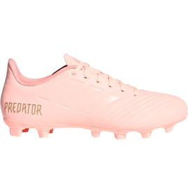 Adidas Predator 18.4 FxG DB2008 fodboldstøvler lyserød flerfarvet