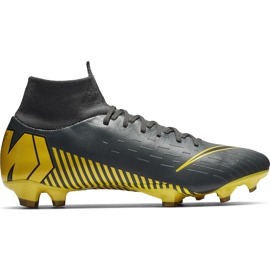 Nike Mercurial Superfly 6 Pro Fg AH7368 070 fodboldsko sort sort
