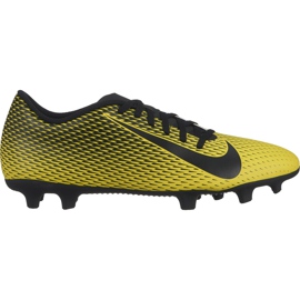 Nike Bravata Ii Fg 844436 701 fodboldstøvler sort gul