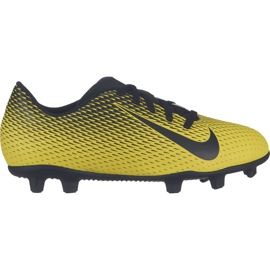 Nike Bravata Ii Fg Jr 844442 701 fodboldsko flerfarvet gul