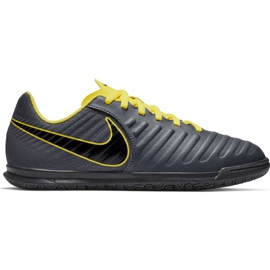 Nike Tiempo Legend 7 Club Ic Jr AH7260 070 fodboldsko sort grå