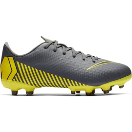 Nike Mercurial Vapor 12 Academy Mg Jr AH7347 070 fodboldsko flerfarvet grå