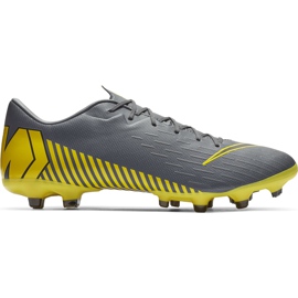 Nike Mercurial Vapor 12 Academy Mg AH7375 070 fodboldsko sort grå