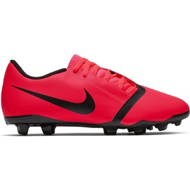 Nike Phantom Venom Club Fg Junior AO0396 600 fodboldsko flerfarvet rød