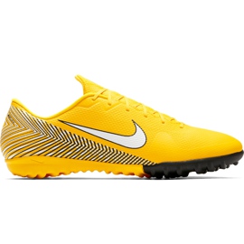 Nike Mercurial Vapor X 12 Academy Neymar Tf AO3121 710 fodboldsko gul