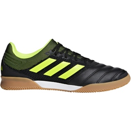 Adidas Copa 19.3 In Sala fodboldsko sort gul BB8093
