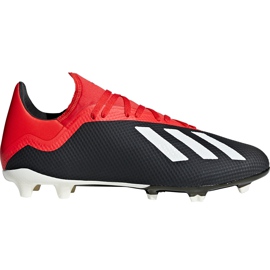 Adidas X 18.3 Fg BB9366 fodboldstøvler sort sort