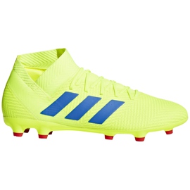 Fodboldstøvler adidas Nemeziz 18.3 Fg gul blå BB9438 flerfarvet
