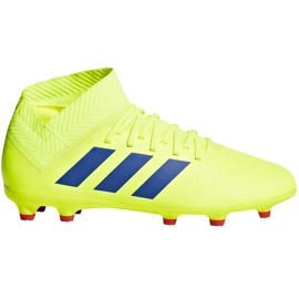 Adidas Nemeziz 18.3 Fg Jr gule fodboldsko CM8505