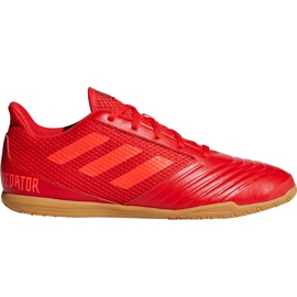 Fodboldstøvler adidas Predator 19.4 I Sala rød D97976 flerfarvet