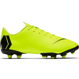 Nike Mercurial Vapor 12 Academy Mg Jr AH7347 701 fodboldsko flerfarvet gul