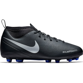 Nike Phantom Vsn Club Df Fg Mg Jr AO3288 004 fodboldsko sort sort