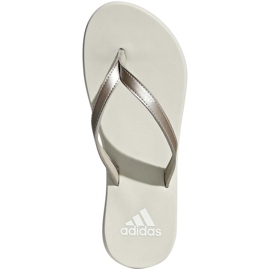 Adidas Eezay Flip Flop hvide F35034 hjemmesko til kvinder grå
