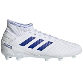 Adidas Predator 19.3 Fg Jr CM8535 fodboldstøvler flerfarvet hvid