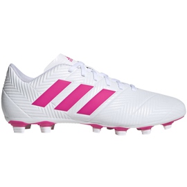 Adidas Nemeziz 18.4 FxG D97990 fodboldstøvler flerfarvet hvid