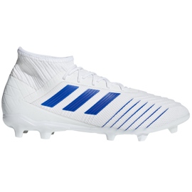 Adidas Predator 19.2 Fg D97941 fodboldstøvler flerfarvet hvid