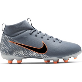 Nike Mercurial Superfly 6 Academy Mg Jr AH7337 408 fodboldsko flerfarvet grå