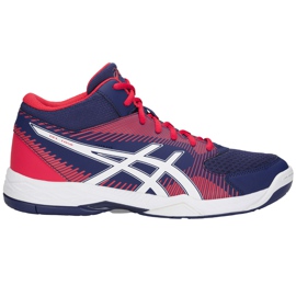Asics Gel-Task Mt B703Y-400 volleyballsko til mænd hvid, rød, marineblå marine blå
