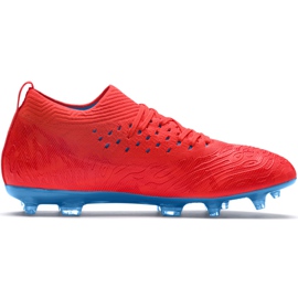 Puma Future 19.2 Netfit Fg Ag 105536 01 fodboldstøvler flerfarvet rød